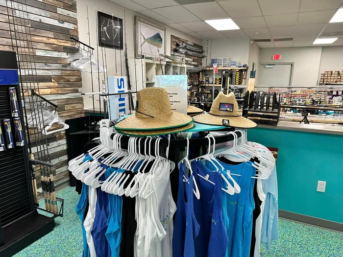 Apparel display inside Reel Quality SRQ