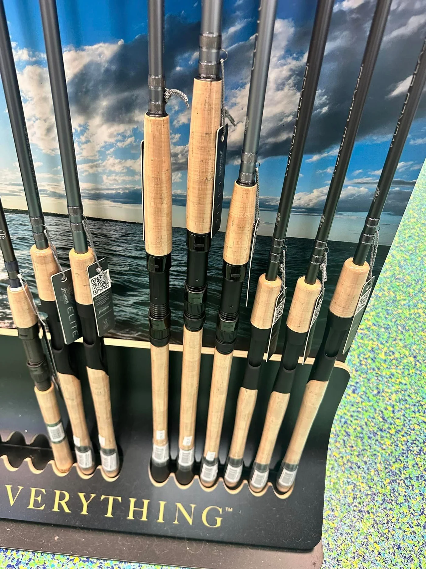 Rod handle and grip options displayed in the Reel Quality SRQ shop