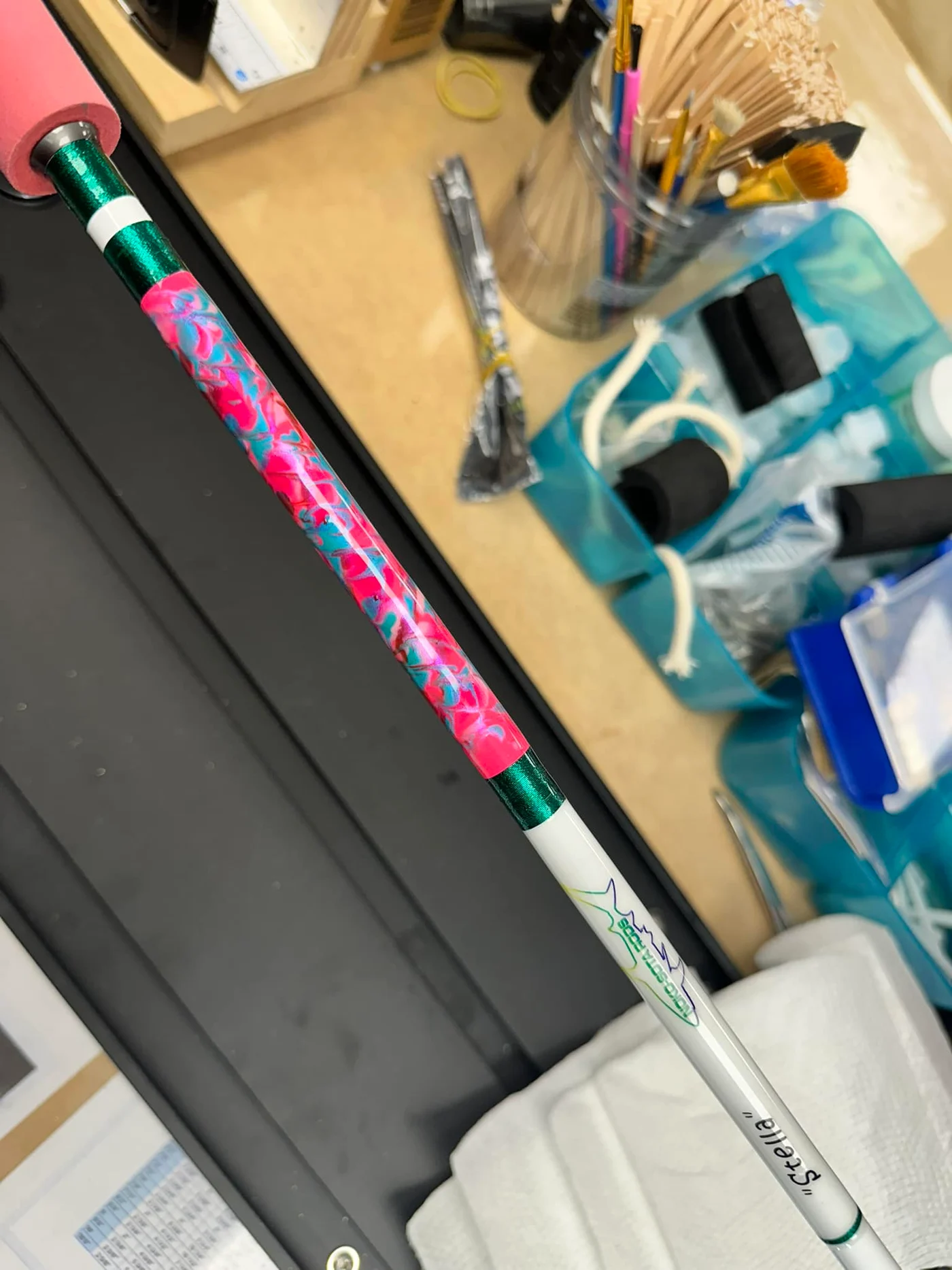 Custom rod wrapping detail from Reel Quality SRQ's service page