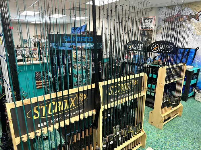 Fishing rods in the Reel Quality SRQ shop